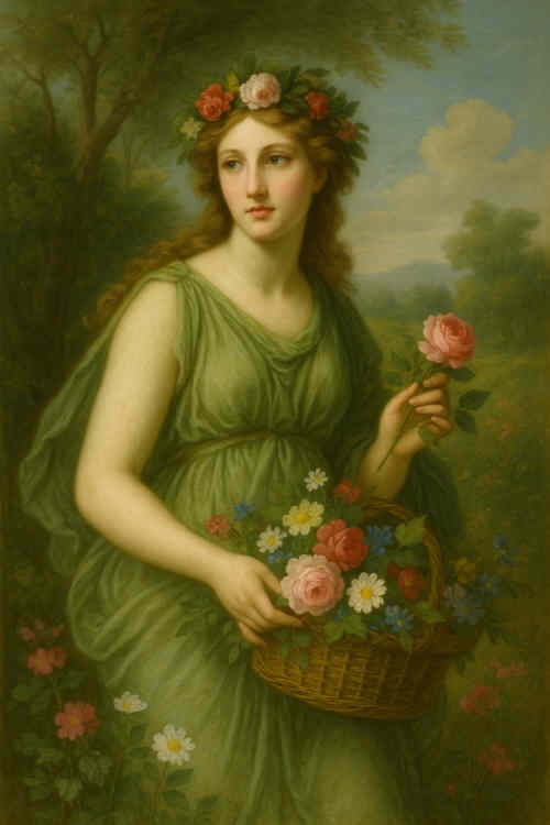 Darstellung der Göttin Chloris